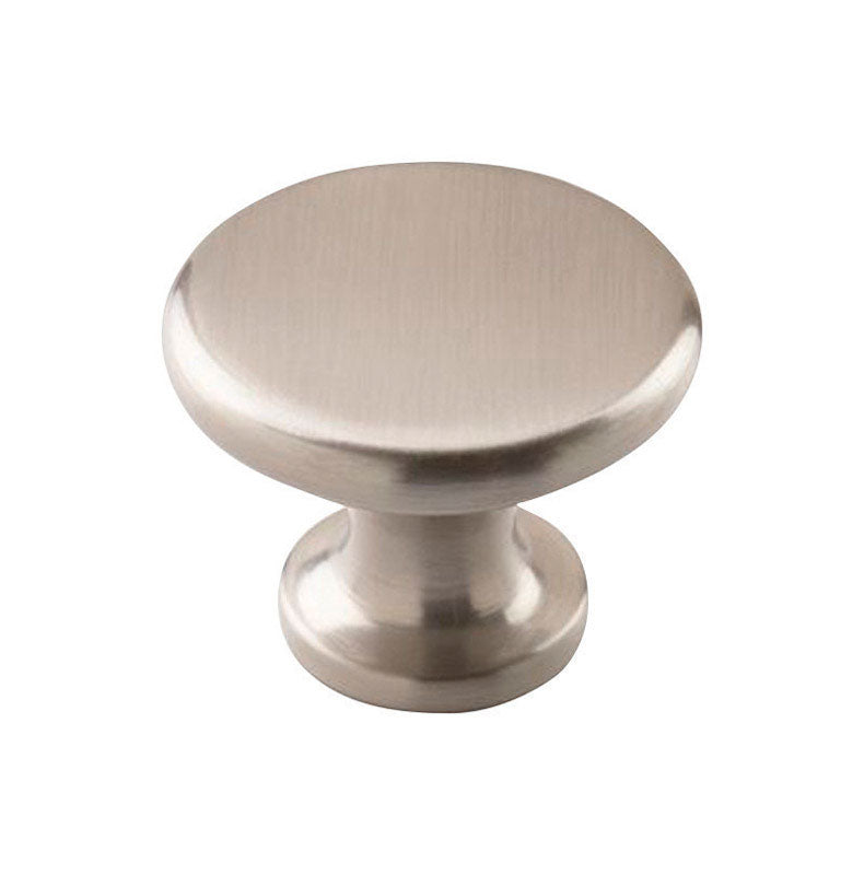 NOVA WILCAT AMEROCK LLC, Amerock  Allison  Round  Furniture Knob  1-1/2 in. Dia. 1-3/16 in. Satin Nickel  Silver  1 pk