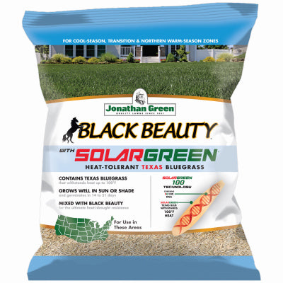 JONATHAN GREEN & SONS INC, Black Beauty® Texas Bluegrass Grass Seed 7 Lb