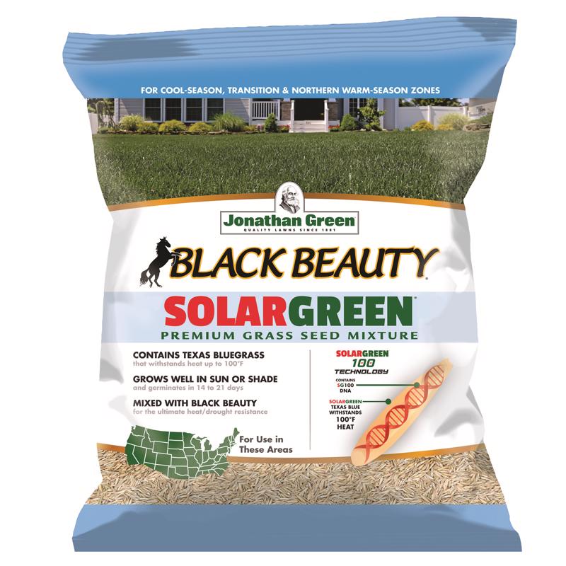 JONATHAN GREEN & SONS INC, Black Beauty® Texas Bluegrass Grass Seed 7 Lb