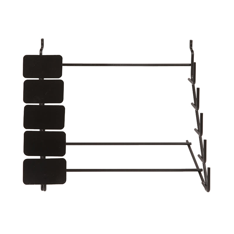 JOHNSON LEVEL & TOOL MFG CO INC, Black Metal 6 Position Carpenter Square Display Rack