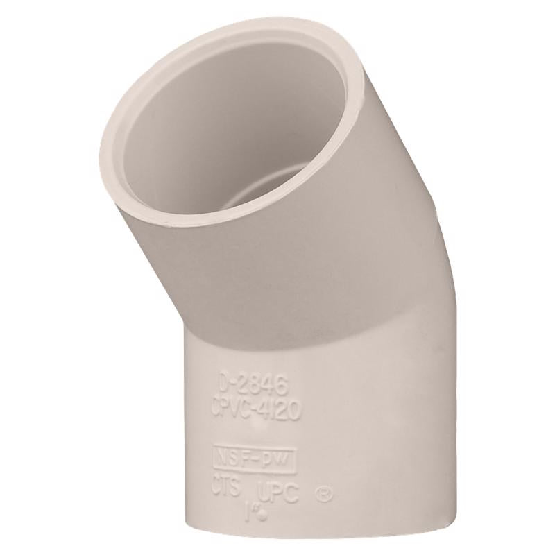 CHARLOTTE PIPE & FOUNDRY CO, Charlotte Pipe FlowGuard 1 in. Slip X 1 in. D Slip CPVC Elbow