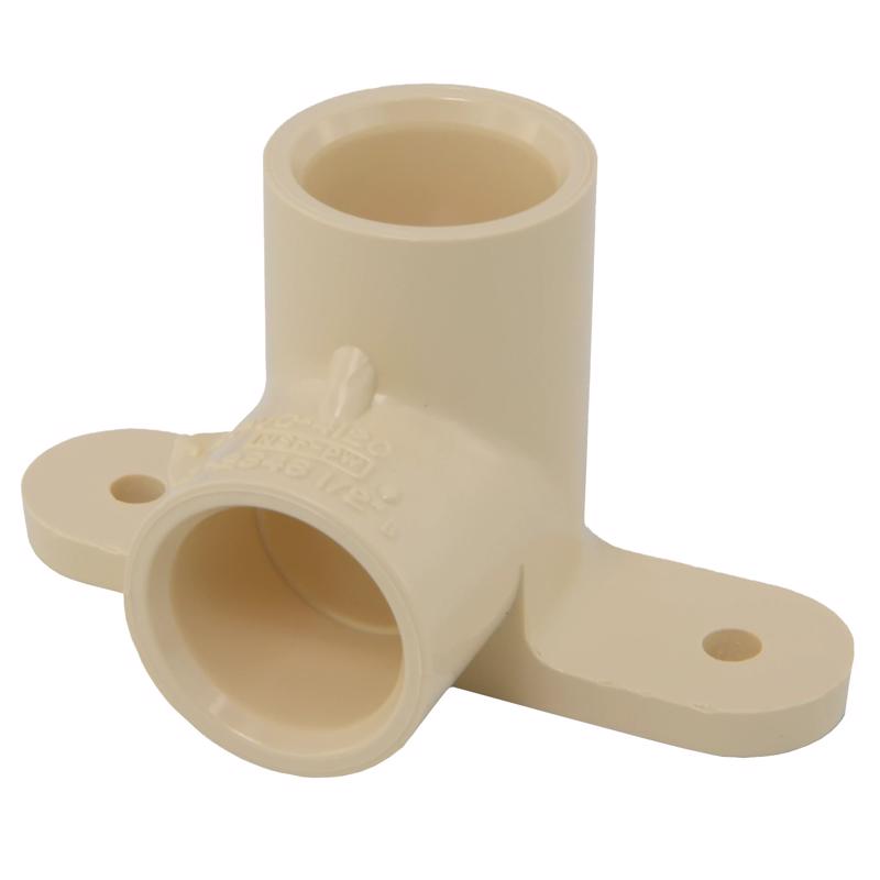 CHARLOTTE PIPE & FOUNDRY CO, Charlotte Pipe FlowGuard 1/2 in. Socket X 1/2 in. D Socket CPVC Drop Ear Elbow