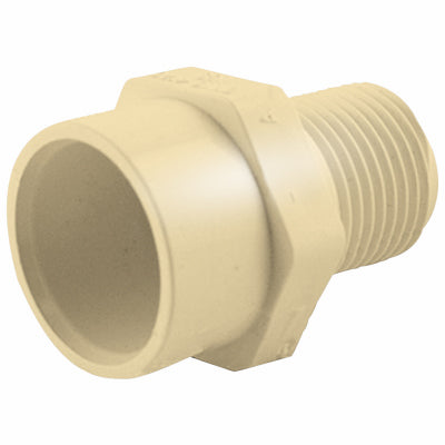 CHARLOTTE PIPE & FOUNDRY CO, Charlotte Pipe FlowGuard 3/4 in. Hub X 1/2 in. D MPT CPVC Reducing Adapter