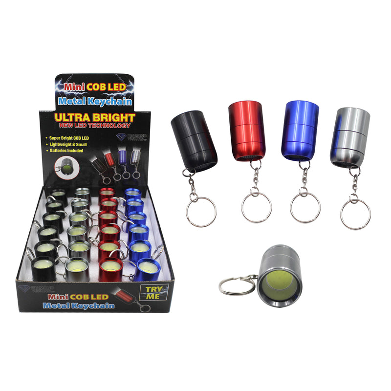 DIAMOND VISIONS INC, Diamond Visions 100 lumens Assorted LED COB LED Key Chain CR2032 Battery (Pack of 24)