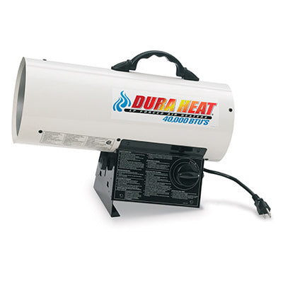 WORLD MARKETING OF AMERICA INC, Dura Heat 1,000 sq ft Forced Air Heater 40,000 BTU