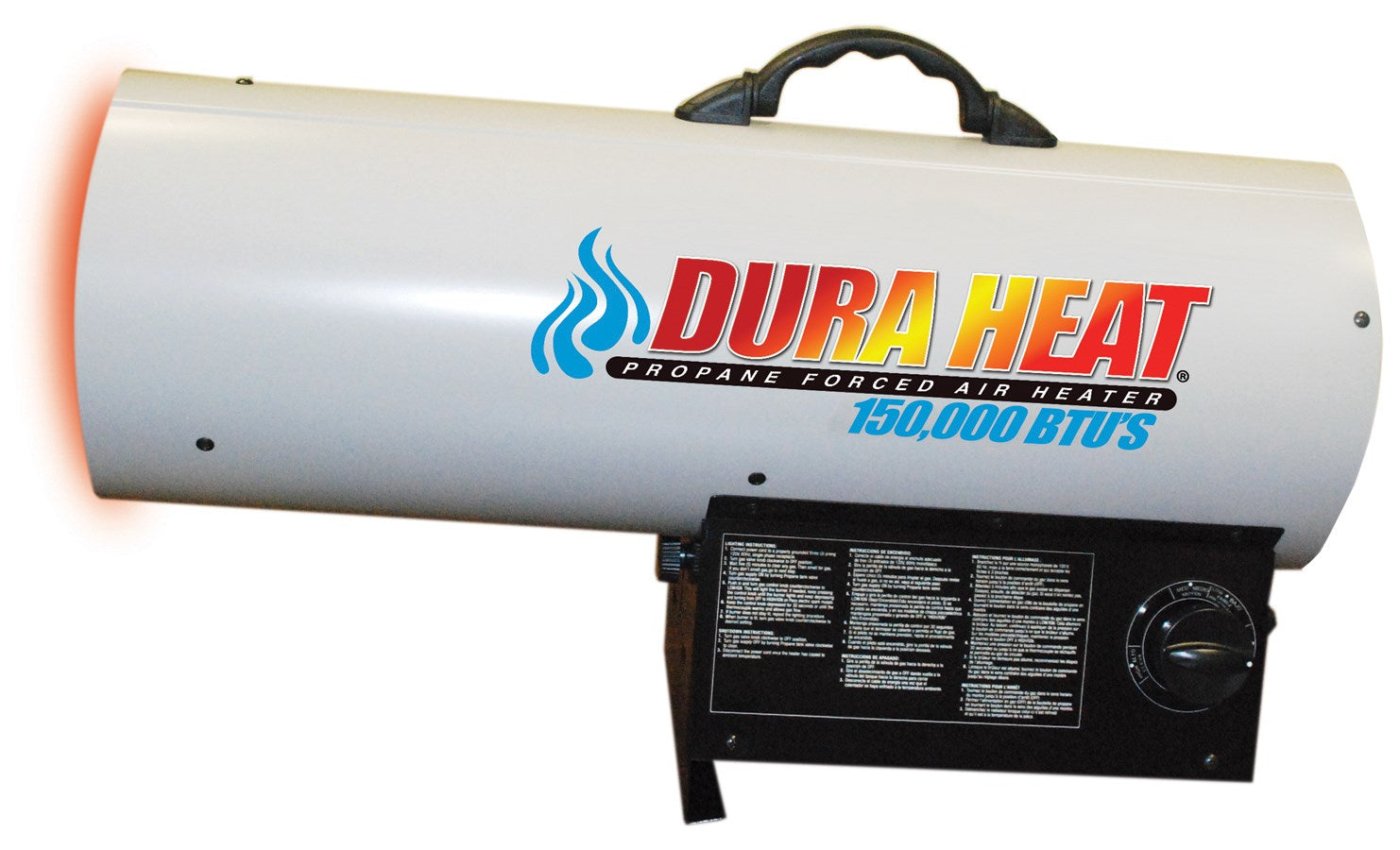 WORLD MARKETING OF AMERICA INC, Dura Heat 3,800 sq ft Forced Air Heater 150,000 BTU