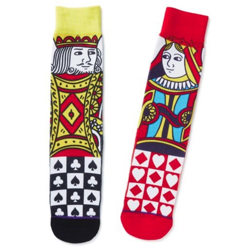 HALLMARK MARKETING COMPANY LLC, Hallmark King and Queen Crew Socks Polyester 1 pk (Pack of 2)