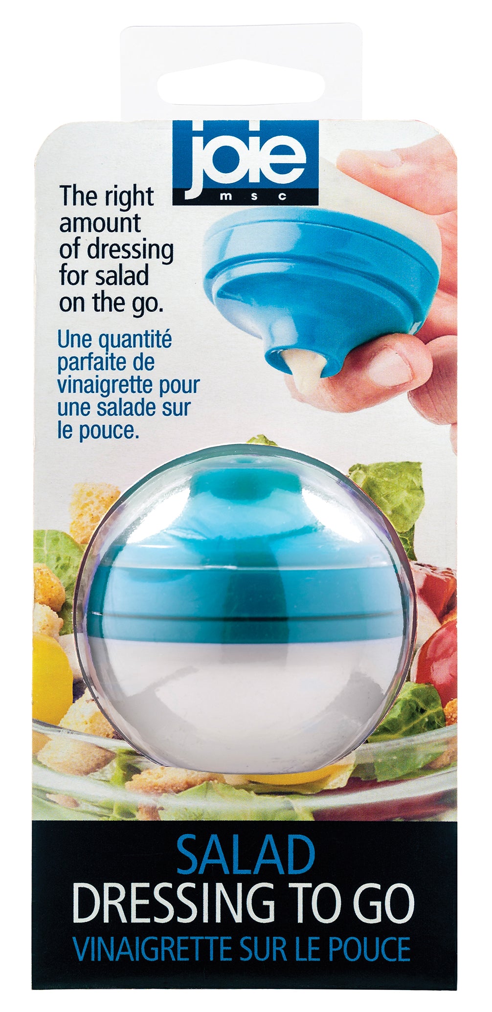 HAROLD IMPORT CO INC, Harold Assorted Colors Silicone & Plastic Salad Dressing Container 6.25 Lx2.5 Hx3.12 Wx2.5 Dia. in.