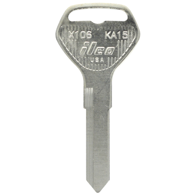 HILLMAN GROUP RSC, Hillman KeyKrafter Automotive Key Blank 2054 KA15 Double  For Kawasaki (Pack of 4).