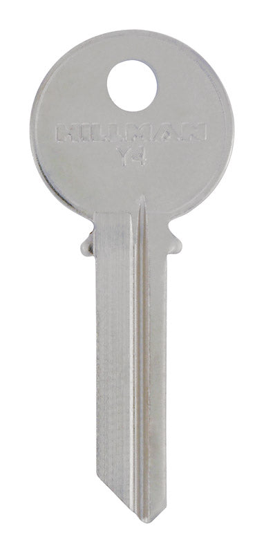 HILLMAN GROUP RSC, Hillman Traditional Key House/Office Key Blank 129 Y4 Single  For Yale Locks (Pack of 4).