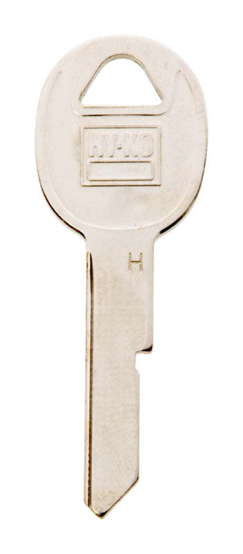 HY-KO PRODUCTS CO, Hy-Ko  Traditional Key  Automotive  Key Blank  Single sided For Fits Gm Ignition And Most Models (Pack of 10)