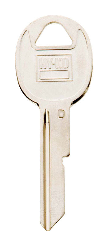 HY-KO PRODUCTS CO, Hy-Ko Traditional Key Automotive Key Blank Single sided For Fits Gm Ignition And Most Models (Pack of 10)