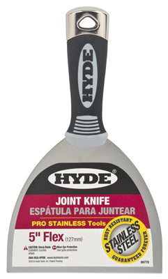 HYDE TOOLS INC, Hyde Pro Stainless Steel Joint Knife 1 In. H X 5 In. W X 8 In. L