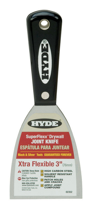 HYDE TOOLS INC, Hyde Superflexx 3 In. W High-Carbon Steel Extra Flexible Joint Knife