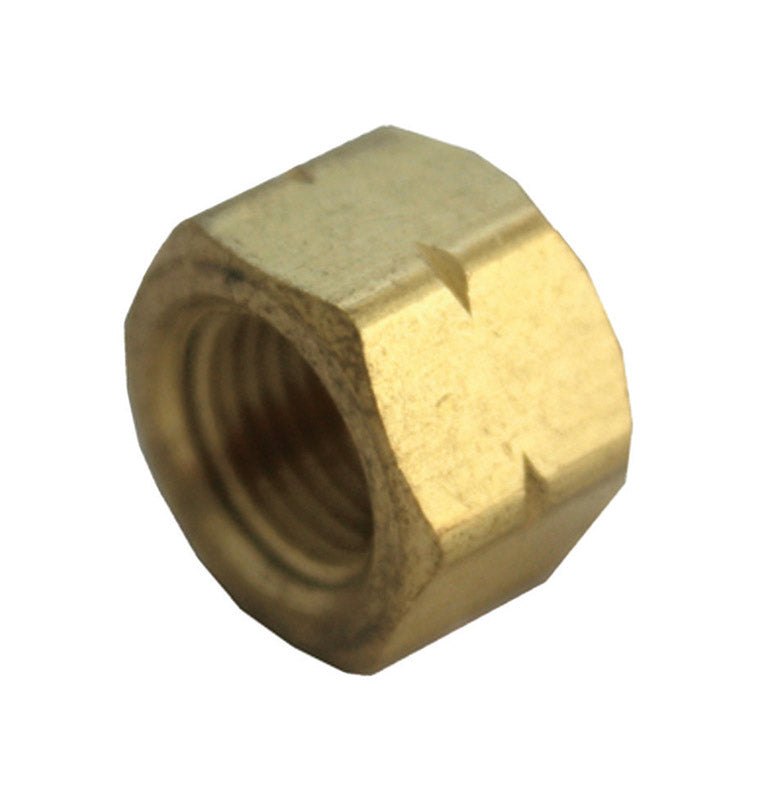 JMF COMPANY, JMF 1/2 in. FPT Yellow Brass Cap (Pack of 5)