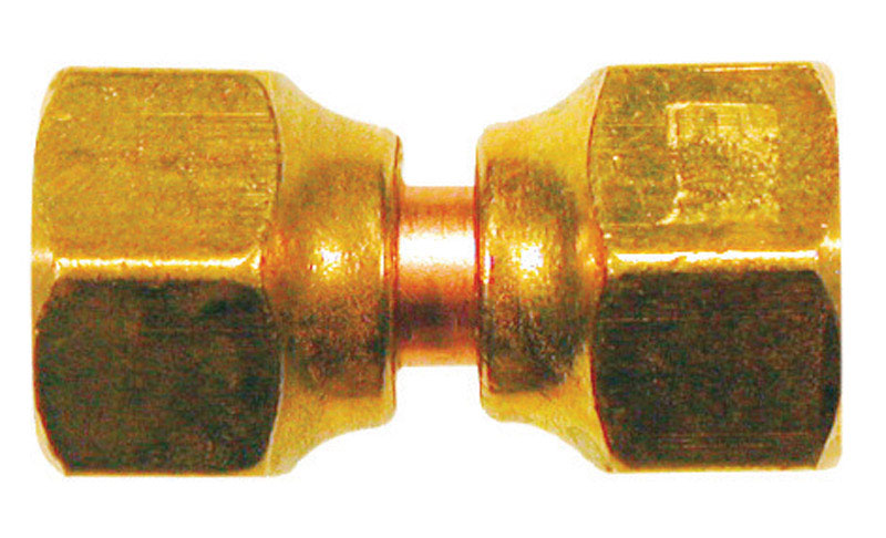 JMF COMPANY, JMF 1/2 in. Flare x 1/2 in. Dia. Brass Swivel Flare Connector (Pack of 2)