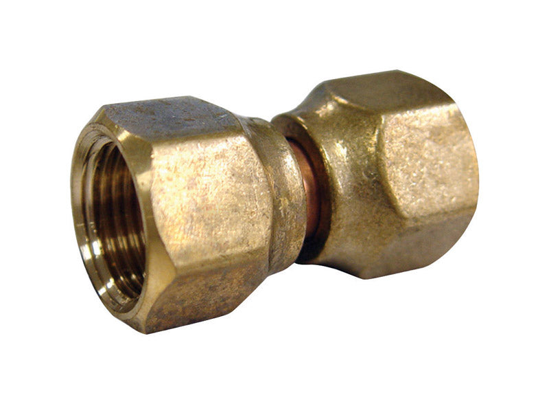 JMF COMPANY, JMF 1/4 in. Flare Brass Swivel Connector (Pack of 10)