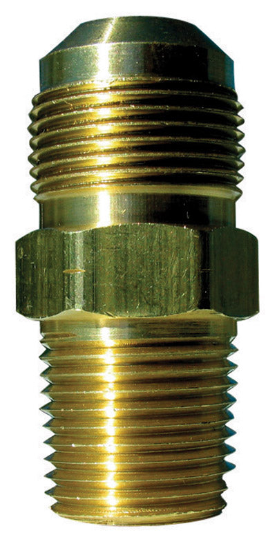 JMF COMPANY, JMF 15/16 in. Flare x 1/2 in. Dia. Male Brass Gas Adapter (Pack of 2)