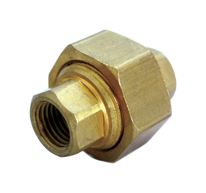 JMF COMPANY, JMF  1/8 in. FPT   x 1/8 in. Dia. FPT  Brass  Union