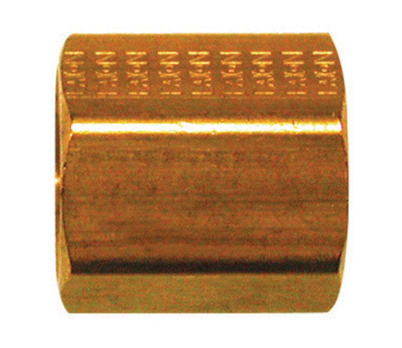 JMF COMPANY, JMF 5/16 in. Flare x 5/16 in. Dia. Flare Yellow Brass Inverted Union (Pack of 5)