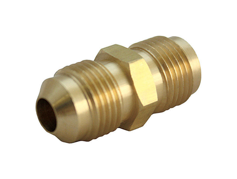 JMF COMPANY, JMF 5/8 in. Flare x 3/8 in. Dia. Flare Yellow Brass Union (Pack of 3)