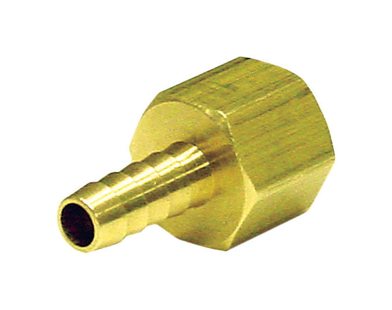 JMF COMPANY, JMF Brass 1/2 in. Dia. x 1/2 in. Dia. Adapter Yellow 1 pk (Pack of 2)