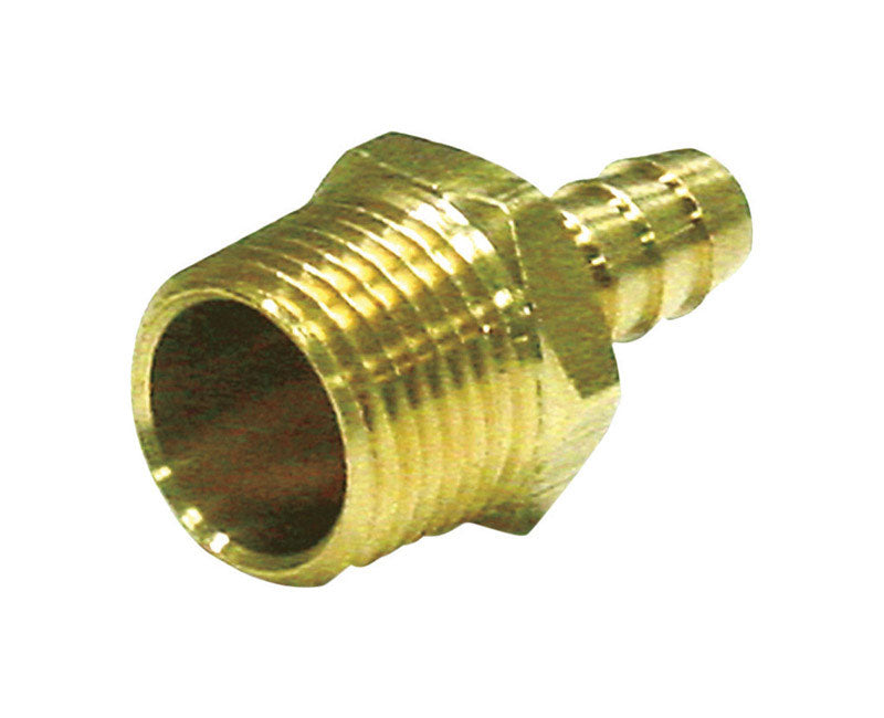 JMF COMPANY, JMF Brass 1/4 in. Dia. x 1/2 in. Dia. Adapter Yellow 1 pk (Pack of 5)