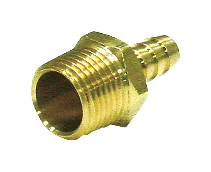 JMF COMPANY, JMF Brass 1/4 in. Dia. x 3/8 in. Dia. Adapter 1 pk Yellow (Pack of 10)