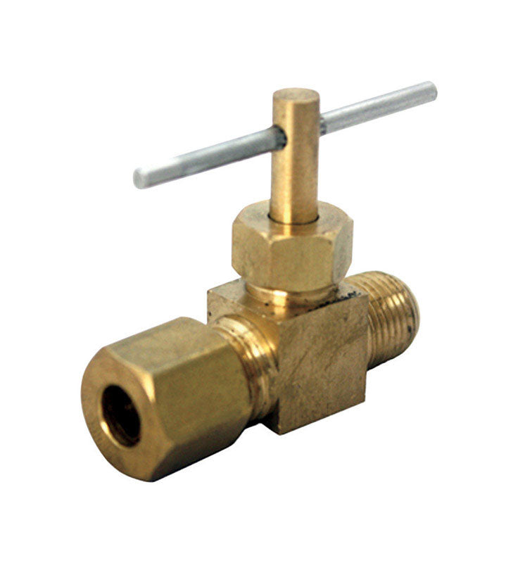 JMF COMPANY, JMF Brass Needle Valve (Pack of 5)