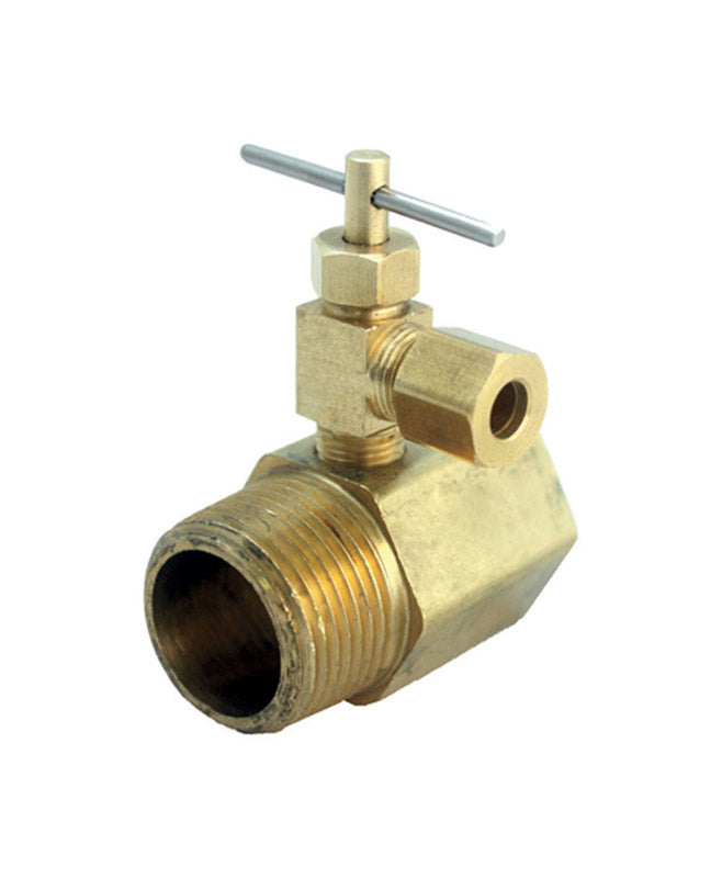 JMF COMPANY, JMF Company 1/2 in. 1/4 in. Brass Needle Valve