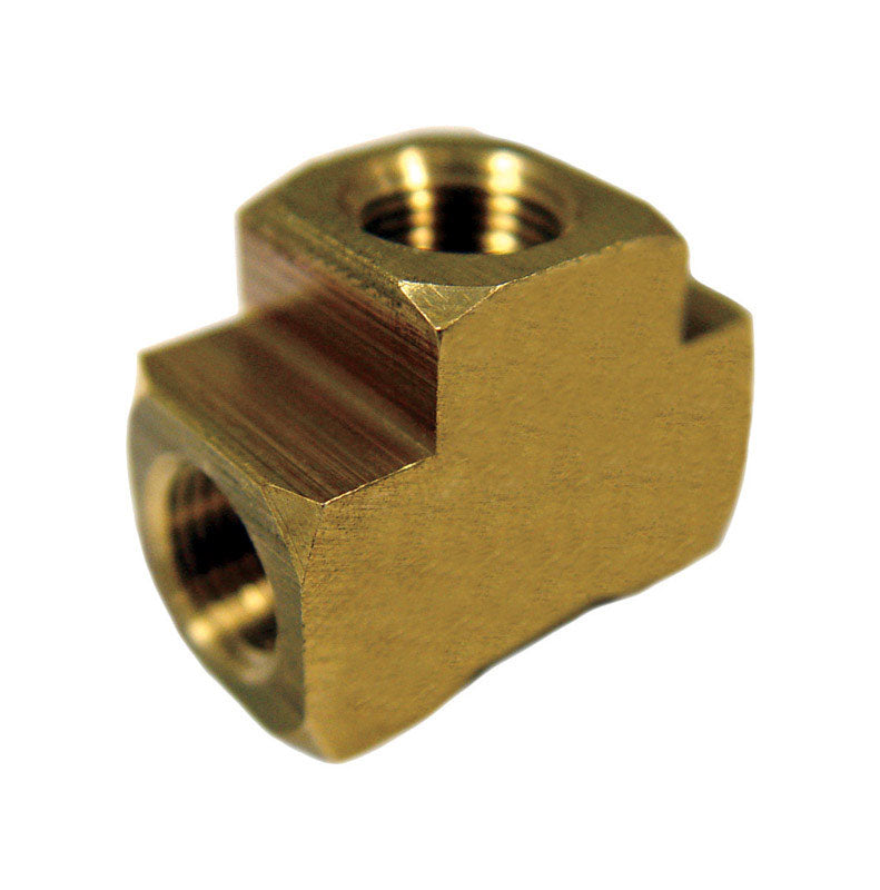 JMF COMPANY, JMF Company 1/2 in. FPT X 3/8 in. D FPT Brass Tee