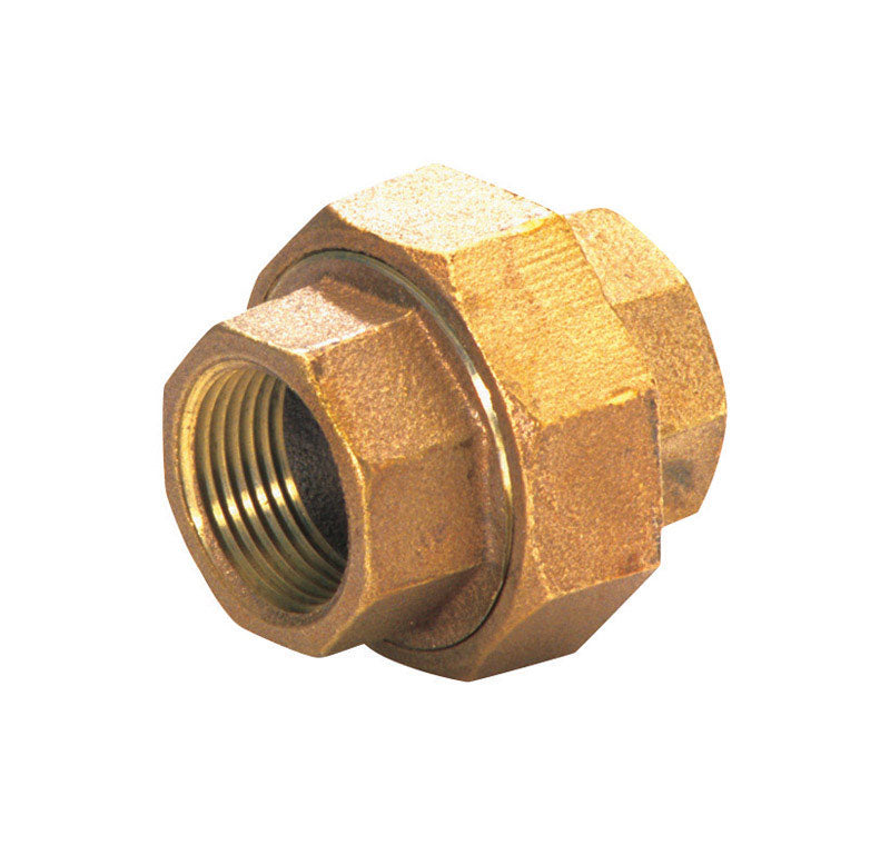 JMF COMPANY, JMF Company 3/4 in. FPT X 3/4 in. D FPT Brass Union