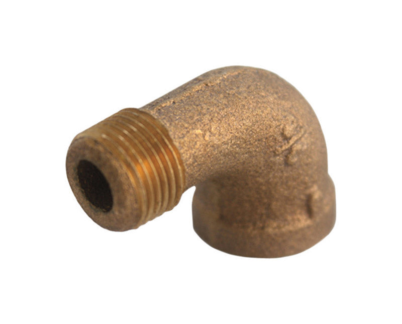 JMF COMPANY, JMF Company 3/4 in. FPT X 3/4 in. D MPT Brass 90 Degree Street Elbow