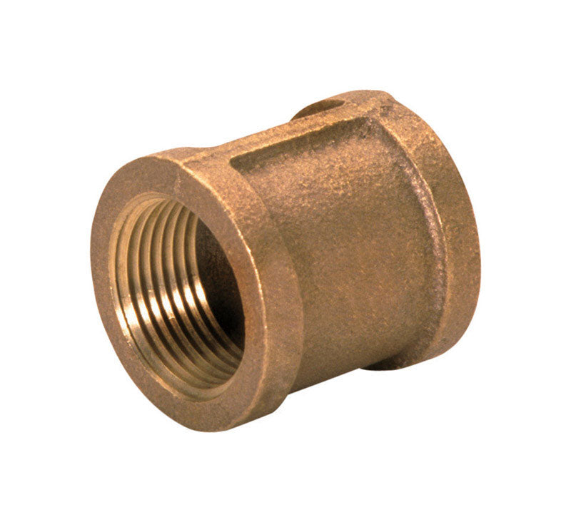 JMF COMPANY, JMF Company 3/4 in. FPT X 3/8 in. D FPT Brass Coupling