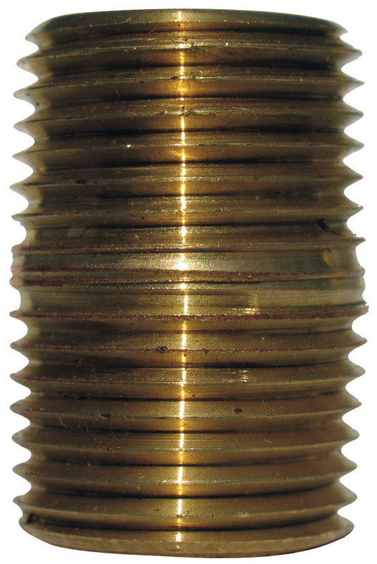 JMF COMPANY, JMF Company 3/4 in. MPT Brass Close Nipple