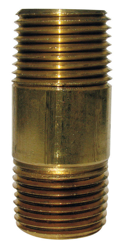 JMF COMPANY, JMF Company 3/4 in. MPT X 3/4 in. D MPT Brass Nipple 6 in. L