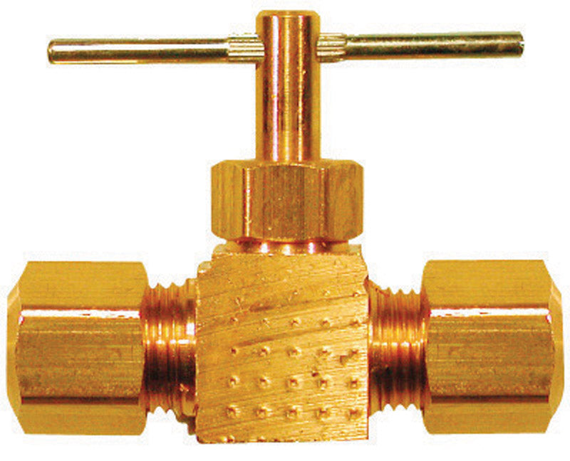 JMF COMPANY, JMF Company 3/8 in. 3/8 in. Brass Needle Valve