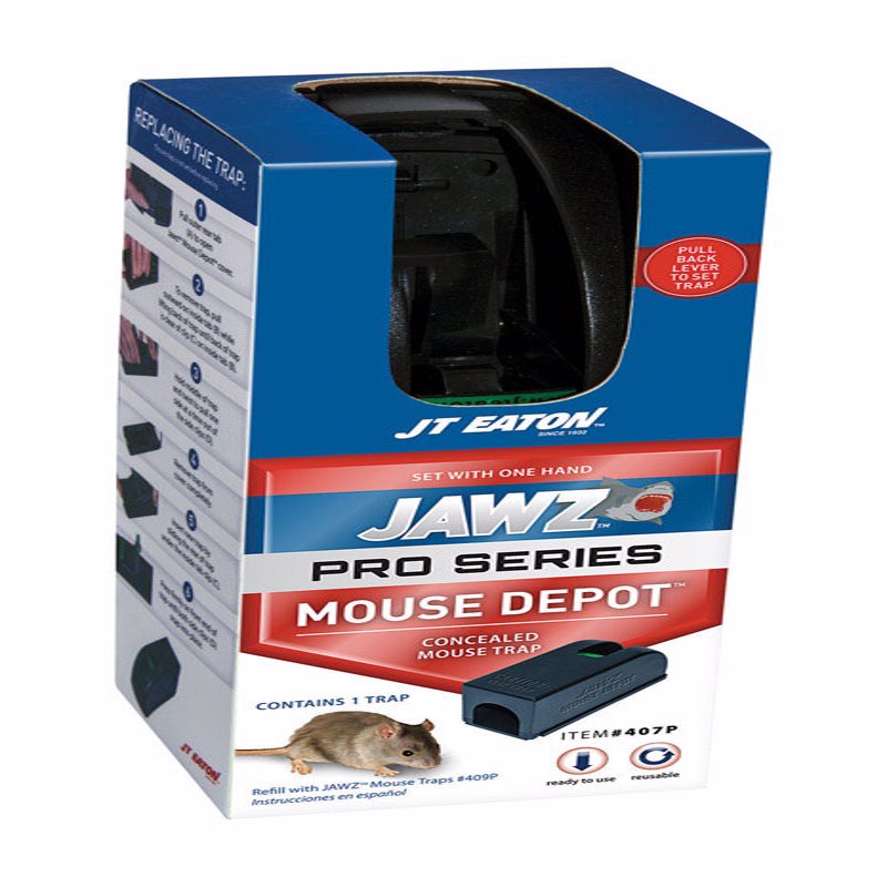 JT EATON & CO, JT Eaton JAWZ Pro Series Small Covered Animal Trap For Mice 1 pk