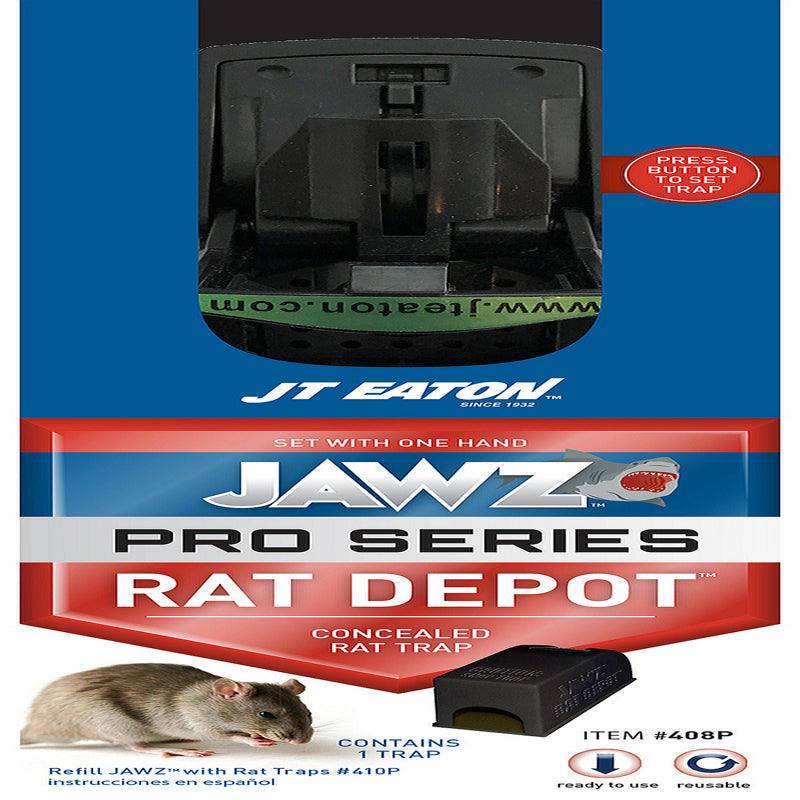 JT EATON & CO, JT Eaton JAWZ Pro Series Small Covered Animal Trap For Rats 1 pk