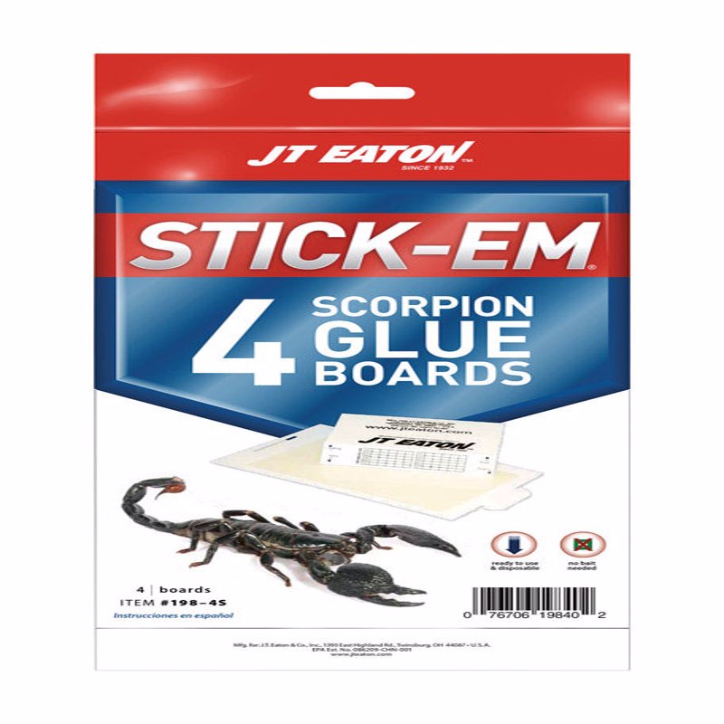 JT EATON & CO, JT Eaton Stick-Em Glue Board 4 pk (Pack of 24)