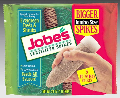 Jobes, Jobes 1001 Evergreen Fertilizer Spikes 13-3-4 5 Pack