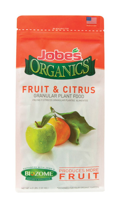 EASY GARDENER, Jobe's Organic Granules Fruit & Ctirus Plant Food 4 lb