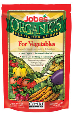 EASY GARDENER, Jobe's Organic Spikes Vegetables Root Feeder 8.81 oz