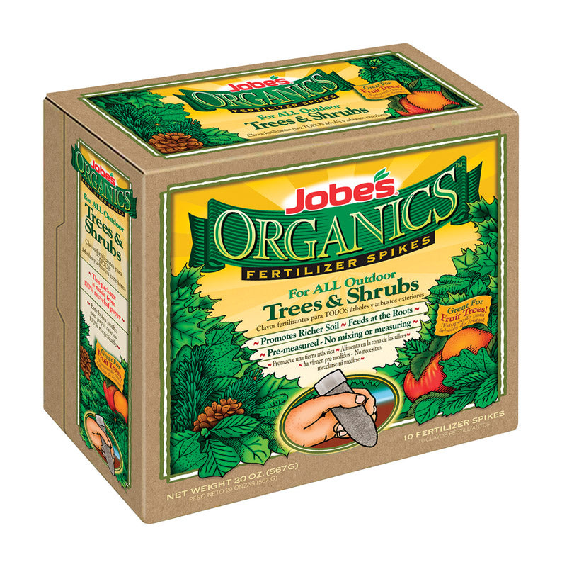 EASY GARDENER, Jobe's  Organics  Spikes  Organic Root Feeder  0.25 lb.