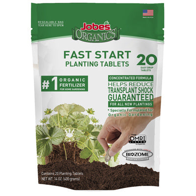 EASY GARDENER, Jobe's Organics Tablets Organic Plant Food 20 pk