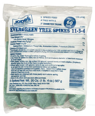 EASY GARDENER, Jobe's Spikes Evergreens Plant Food 17.6 oz