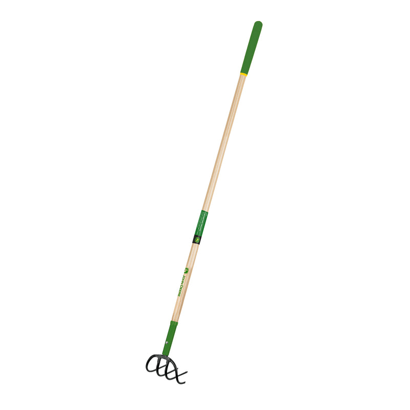 ACE TRADING - TRUPER GARDEN TOOL, John Deere 57.5 in. Steel Potato Hook Wood Handle