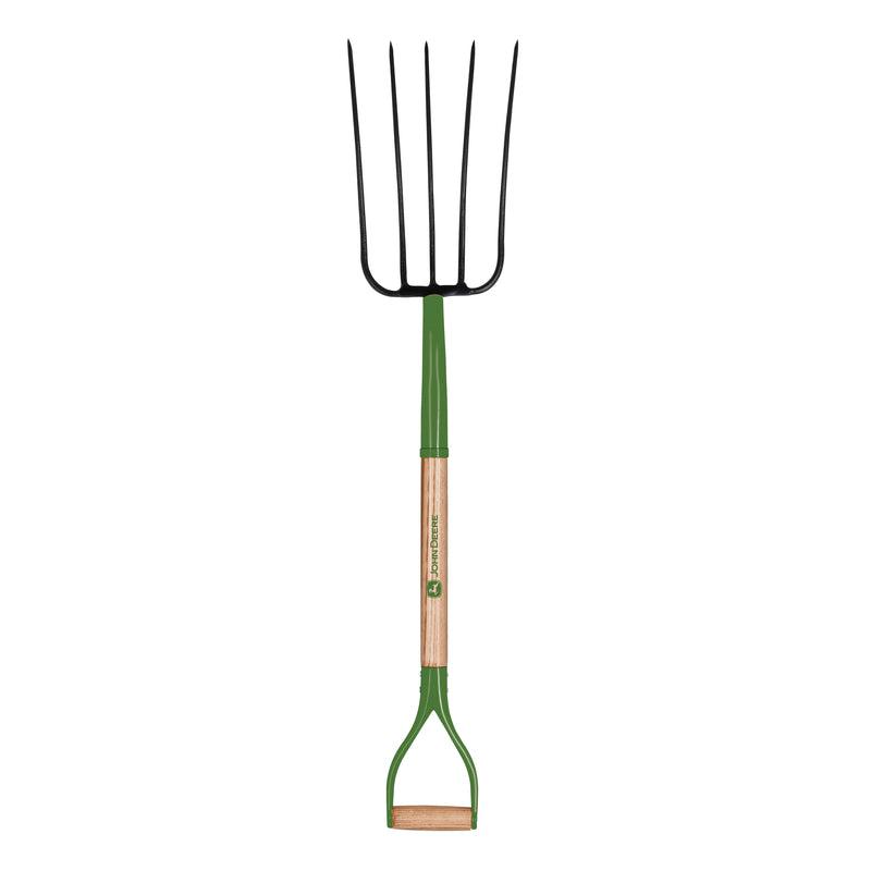 ACE TRADING - TRUPER GARDEN TOOL, John Deere Forged Steel 5 Tine Compost Fork 48 in. L x 9 in. W