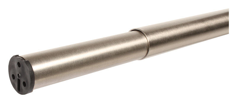 KNAPE & VOGT MFG CO, John Sterling  Pro HD  72  L x 1-1/4 in. Dia. Adjustable Brushed Nickel  Steel  Heavy Duty Closet Rod