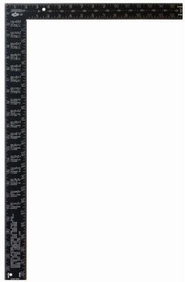 JOHNSON LEVEL & TOOL MFG CO INC, Johnson 16 in. L X 24 in. H Aluminum Framing Square